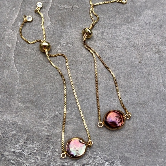 ❗️LAST❗️Natural Peacock Pearl Bracelet - Picture 5 of 7